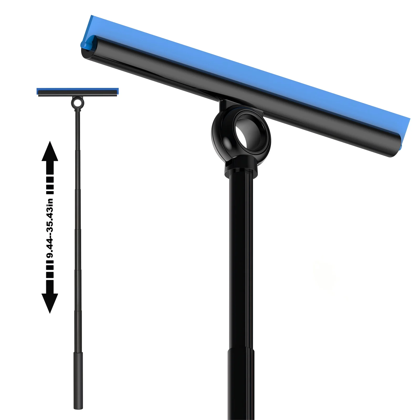 EHOMGUI Shower Squeegee for Glass Door Wiper Scraper Cleaner with Telescopic Handle Bathroom Mirror Wiper Scraper Glass Cleaning