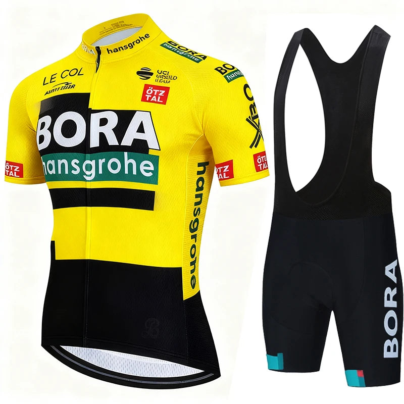Jersey Sets Cycling Clothing Men 2026 Mtb Male Uniform UCI BORA Man Maillot Men's Shorts Set Mallot Summer Bike Clothes Suit Bib