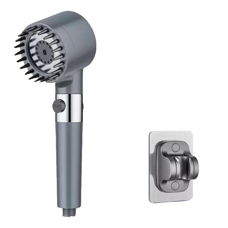 Shower Head Shower Filter with Four Modes Bathroom Accessories Head Massage Shower Accessories Shower Knobs Home Furnishings