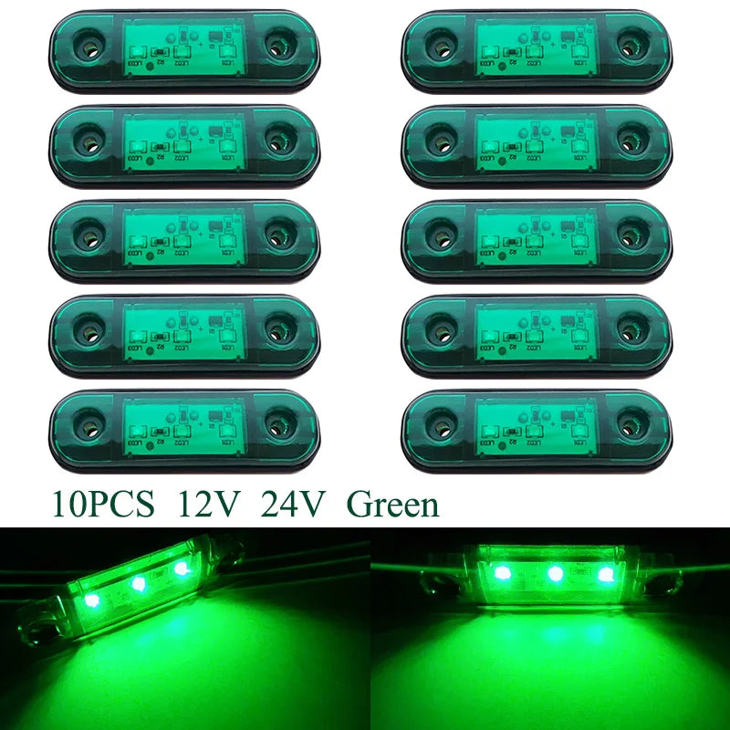 12V 24V Truck Accesorios Trailer Car External Lights Warning Tail Light Signal Brake Lamps for Scania Truck Trailer Lorry Bus