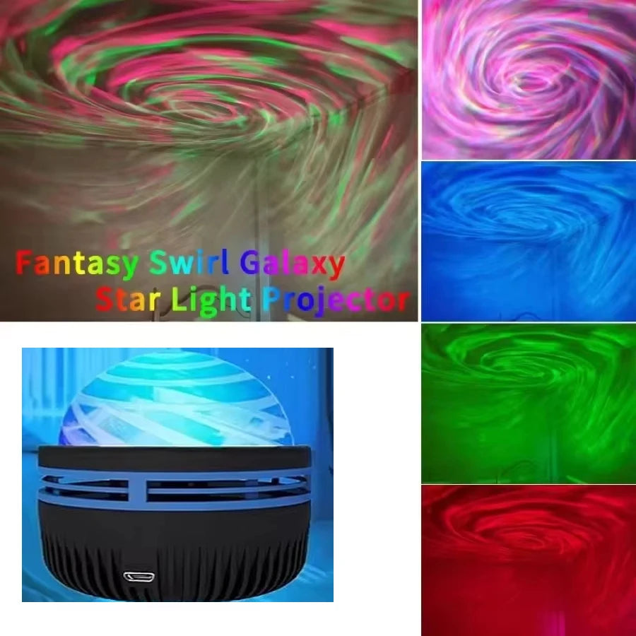 LED Galaxy Sky Projector Light — Colorful Night Light for Room Decor