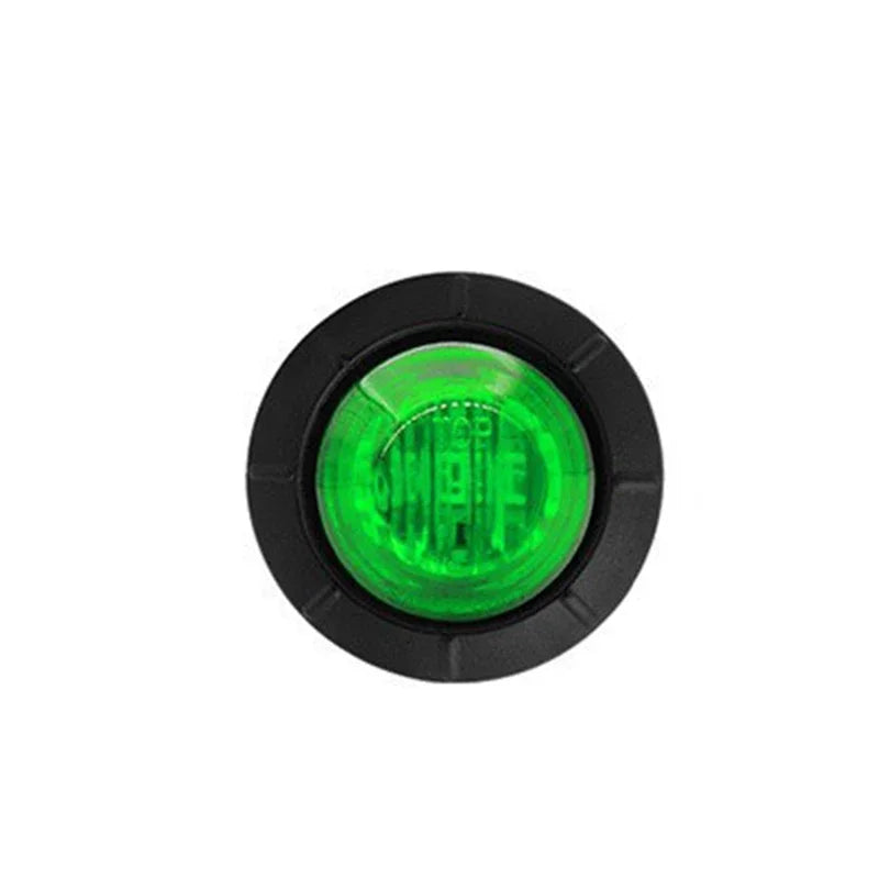 10Pcs LED Side Marker Lights 12V/24V Truck Warning Tail Light Trailer Lorry Car Caravan Boat Turn Signal Lamp Indicators Light