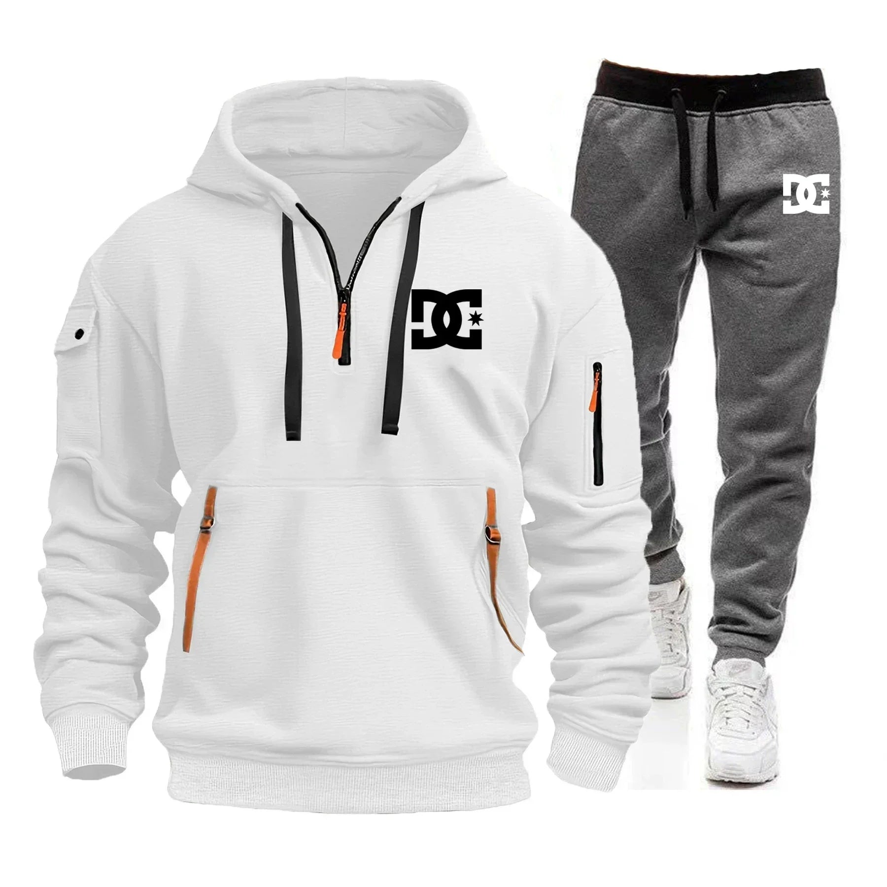 Men's Hoodie Sets for Autumn and Winter Featuring Casual Fashionable Comfortable and Personalized Jogging Suits and Sport Pan