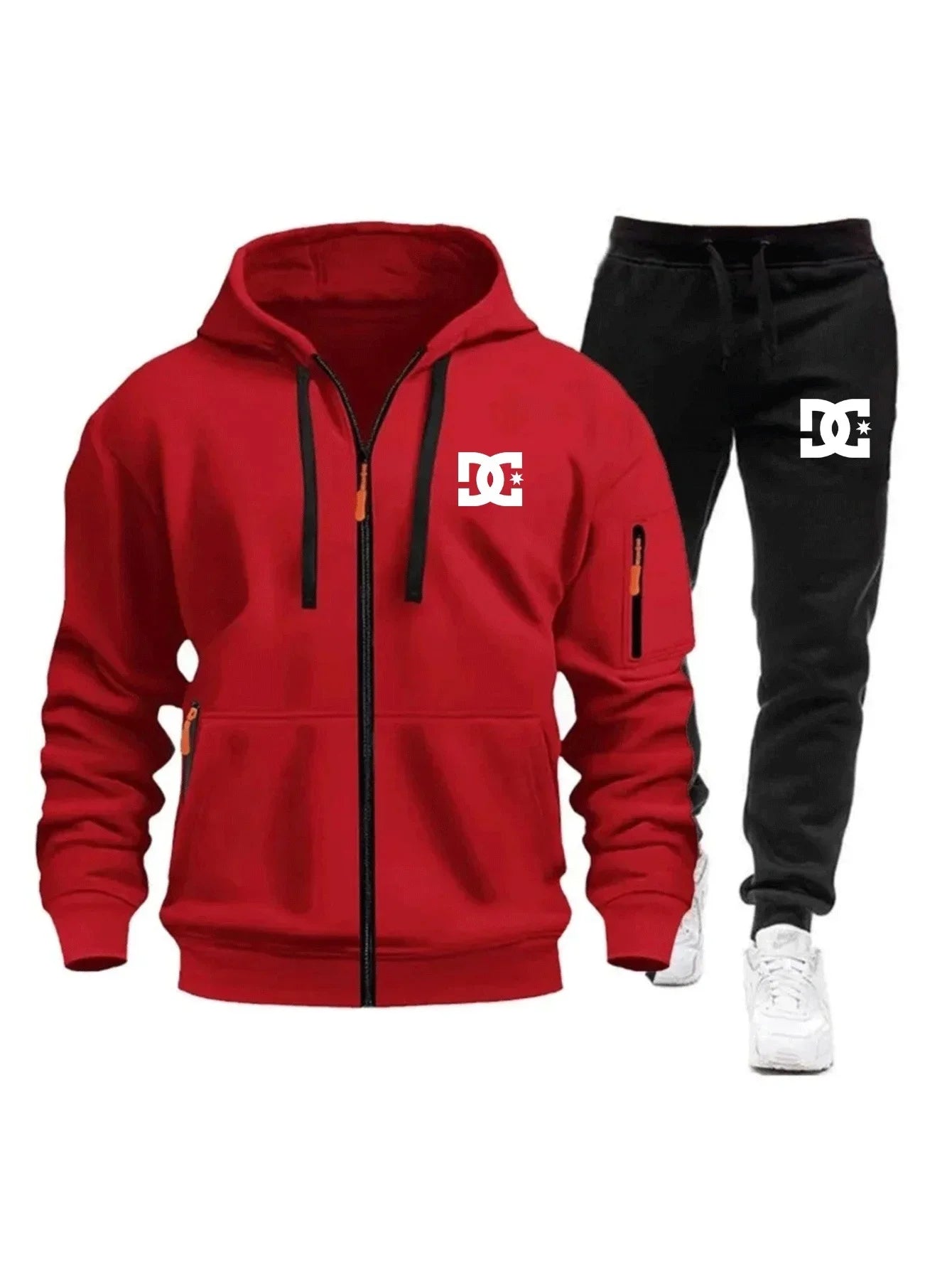 2026 Autumn Winter Men's Clothing Casual Sweatshirt Suit Sweatshirts for Men Daily Tricolor Hoodies Hot Sports Tracksuit Jogging