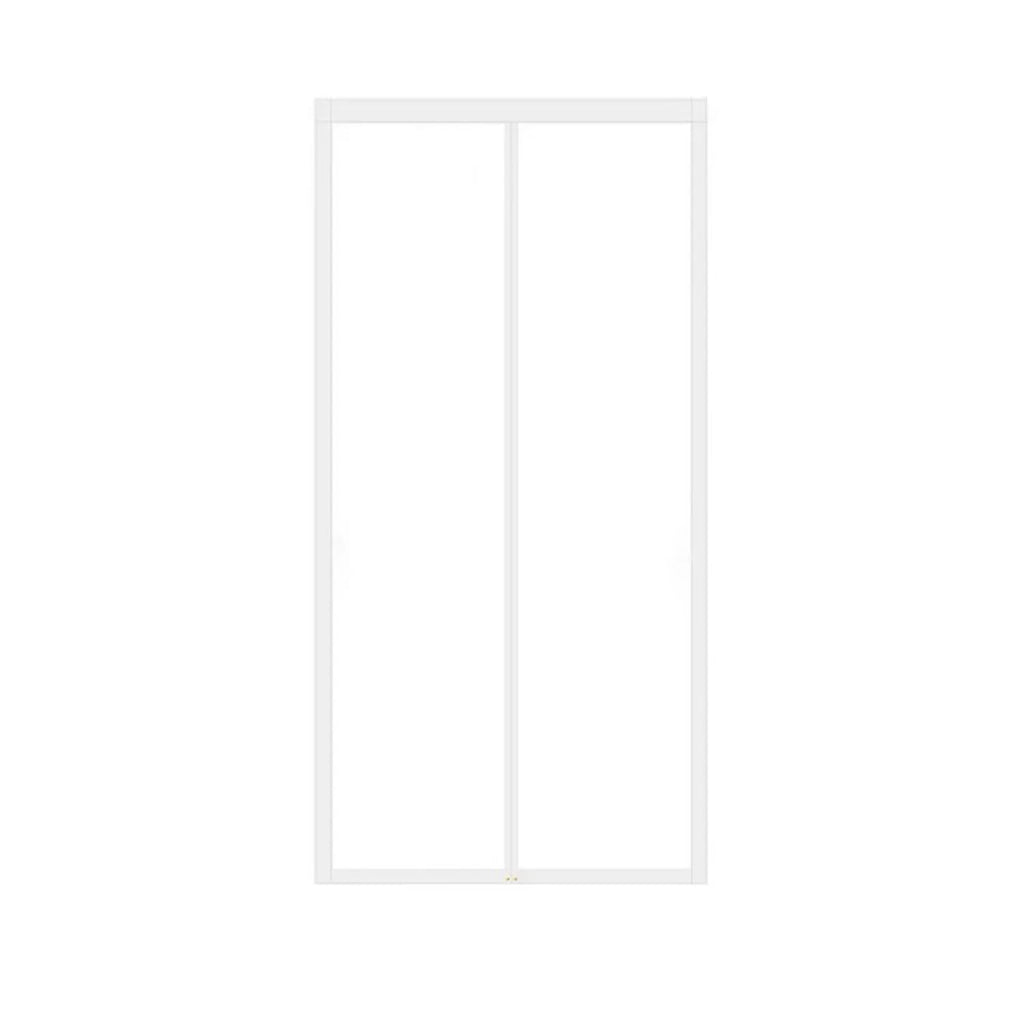 Self-Sealing Magnetic Screen Door Heavy Duty Insect Proof Mesh Curtain Hands-Free Pet Child Safe White