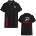 Honda motorcycle riding T-shirt, high-quality lapel polo shirt, successful business people daily commuting casual men's clothing