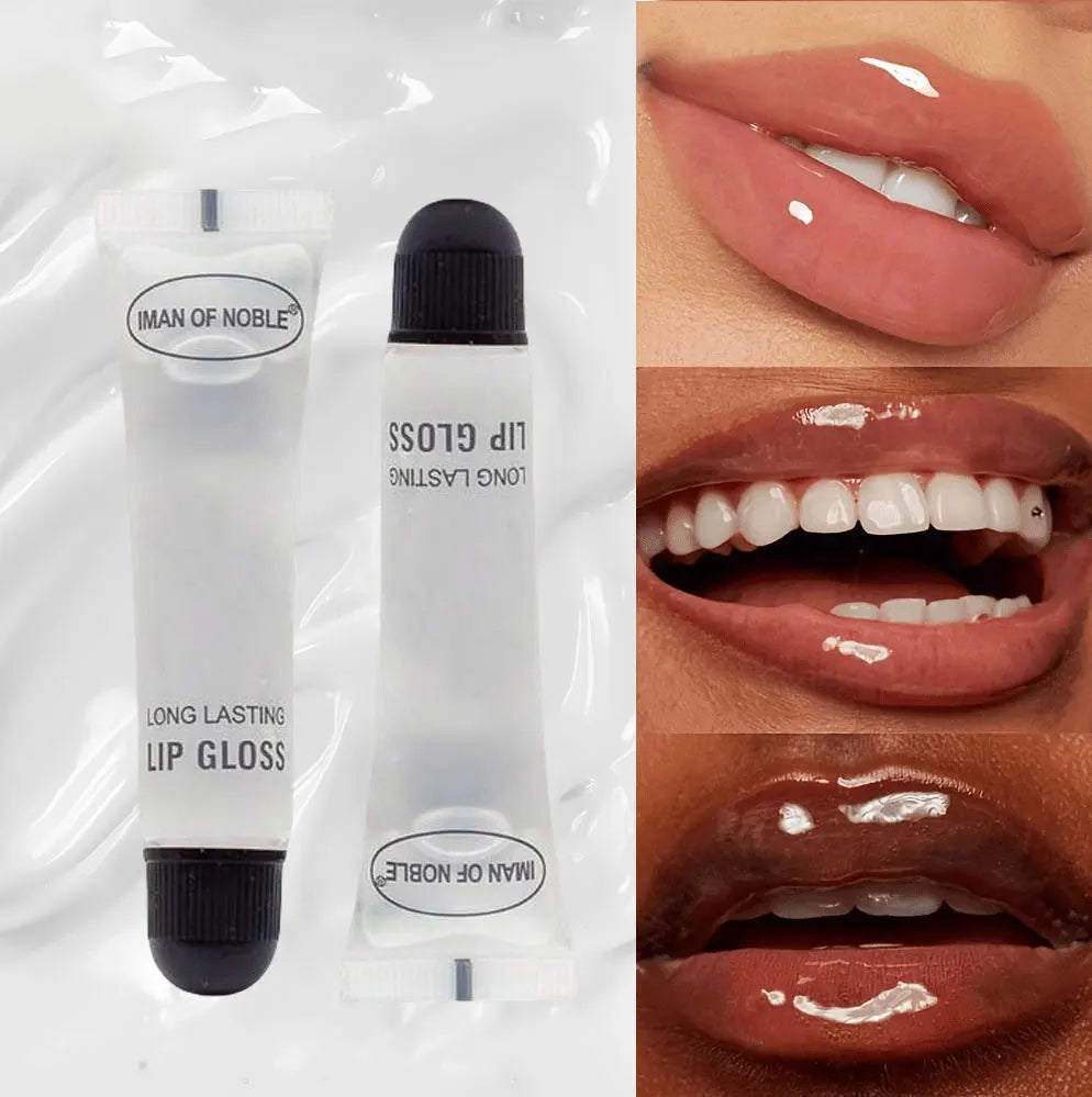 5pcs Glossy Finish Lip Gloss, Moisturizing Cream for All skin Types,Non-Sticky Hydrating Lip Oil, Long-Lasting Shine for Dry Lip