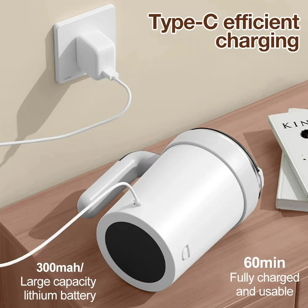 Automatic Stirring Cup Rechargeable Electric Stirring Mugs Magnetic Mixer Stainless Steel Coffee Mug Rotating Magnetic Tumbler