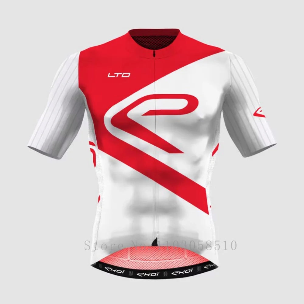MEN Cycling Jersey Men Mountain Bike Clothing Quick-Dry Racing MTB Bicycle Clothes SPF 40+ Breathale Cycling Clothing Wear