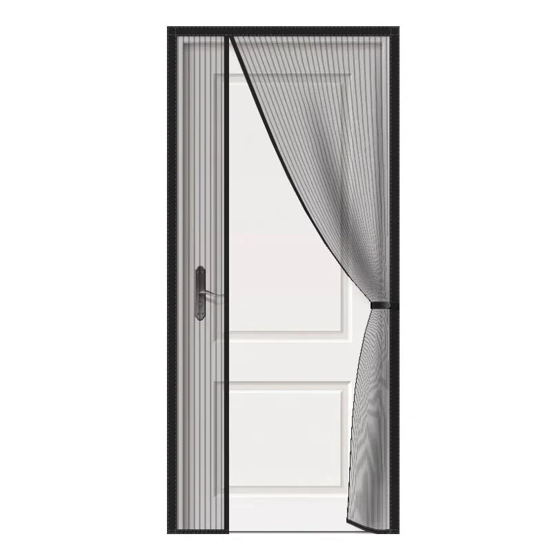 Magnetic screen door curtain,mosquito control,insects,flying insects,pests,automatic closing, mosquito net，magnetic screen door