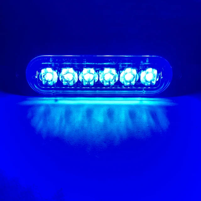 6 Led Strobe Light Flashing Grille Lights Car Emergency Light Warning Light Police Lights For Car TRUCK Strobe Led Light 12V 24V