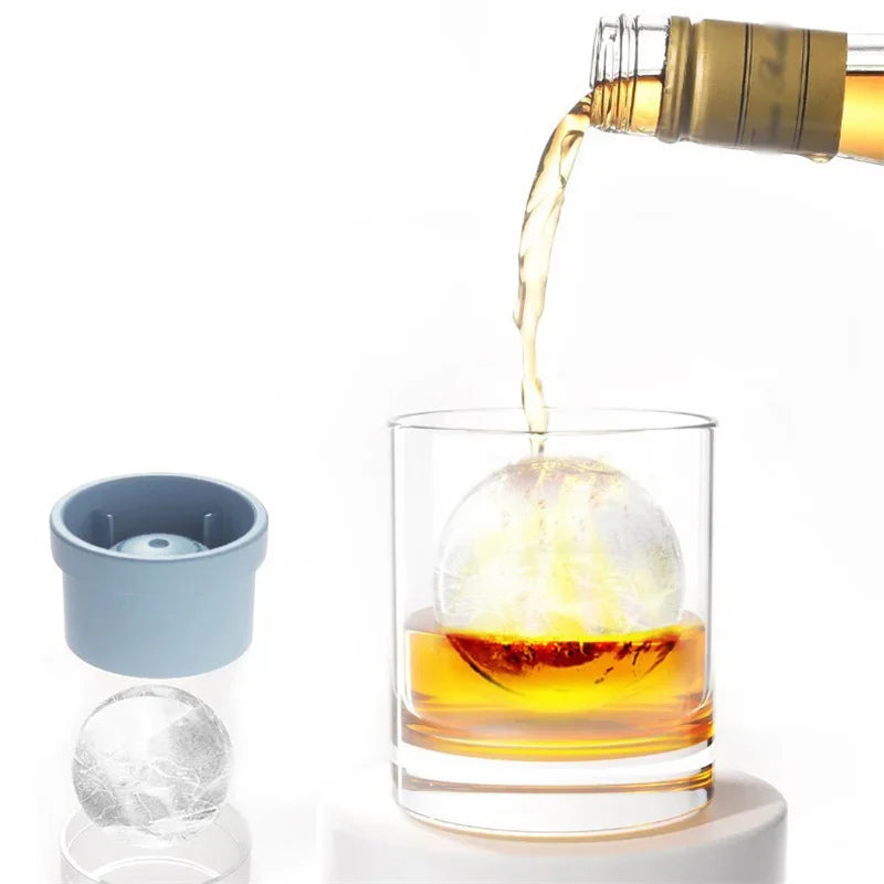 JUSTINLAU Ice Maker Food Grade Sphere Ice Mold Stackable Slow Melting DIY Ice Ball For Cocktail Whiskey Drink Home Bar Tools