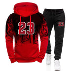 Men's Hooded Pullover & Drawstring Jogger Set