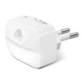 Motion Sensor Induction Light EU US Plug Wireless Mini LED Night Light Battery Operated Energy Saving Bedside Night Lamp
