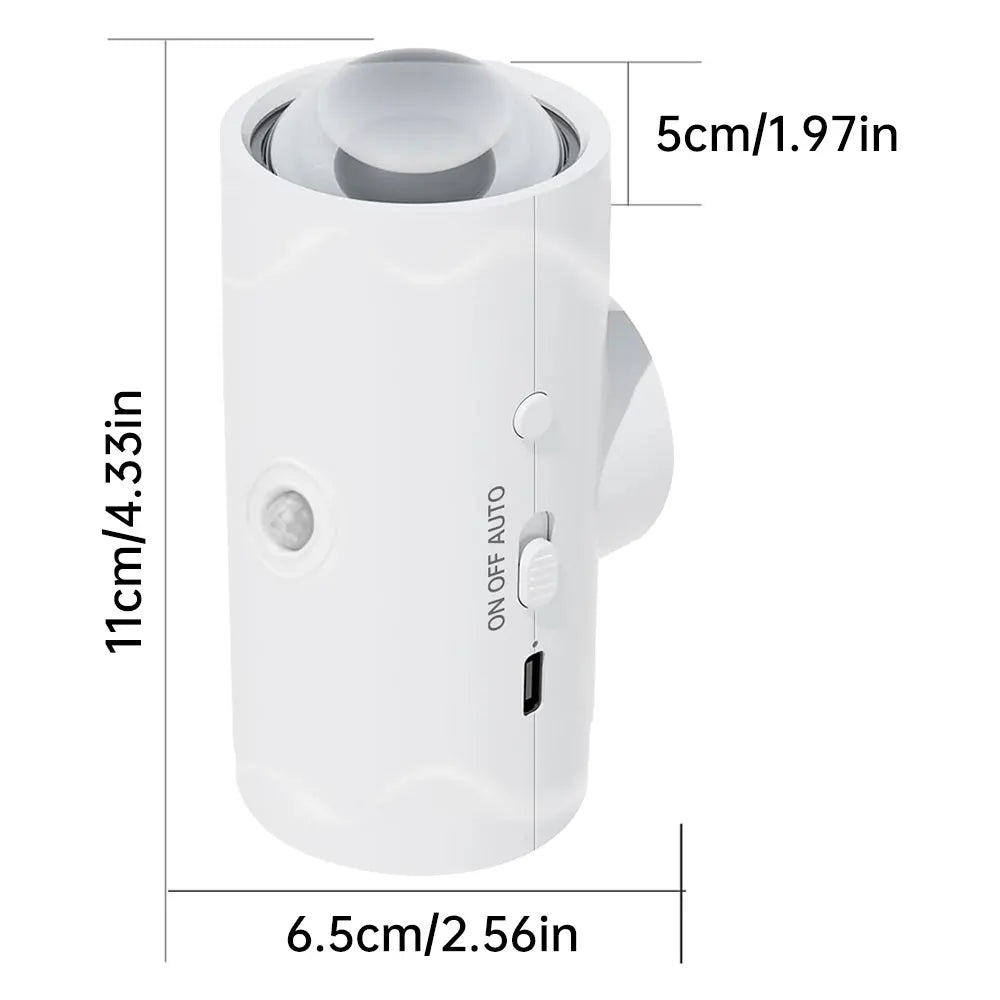 16 Color LED Night Light Motion Sensor Wall Lamp With Remote Control Rechargeable Magnetic Attraction Indoor Atmosphere Lights