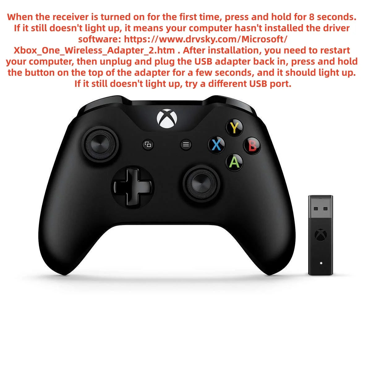 USB Adapter For Xbox One S X Elite Windows PC Receiver 1st or 2nd Game Console Joystick Gamepad Controller Accessories