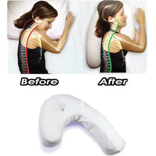 U Shaped Pillow Sleeper Neck And Back Pillow Side Sleeping Sleeper Pro Therapeutic Solid Pillow Neck And Back Spine Sleep Health