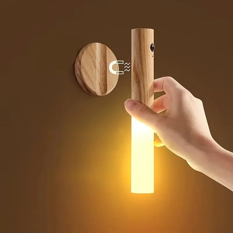 LED Night Light USB Charging Intelligent Human Induction For Bedside Cabinet Home Wardrobe Lighting Motion Sensor Light Led Lamp