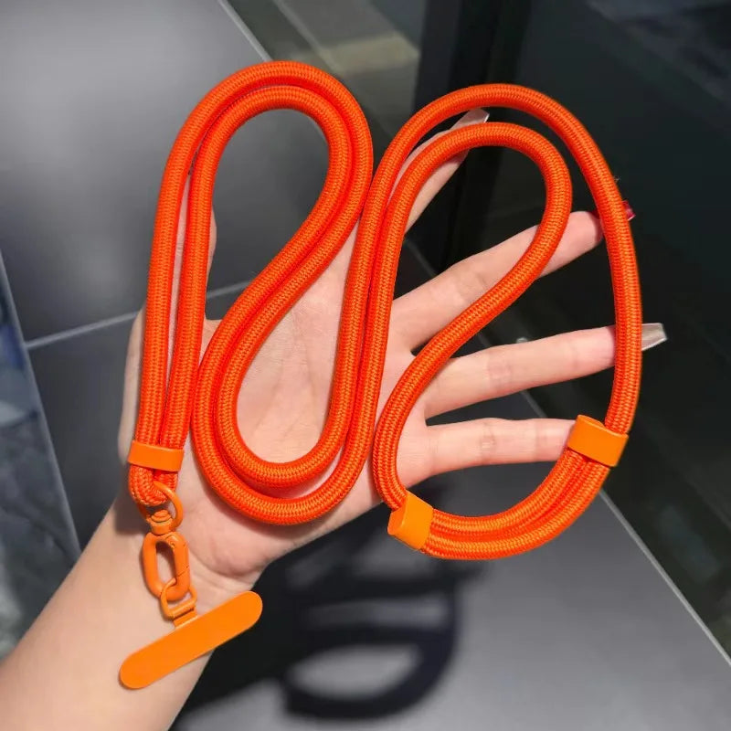 Adjustable Mobile Phone Strap Lanyard Crossbody Phone Lanyards Neck Rope with Patch for iPhone Cell Phone Hanging Cord Strap