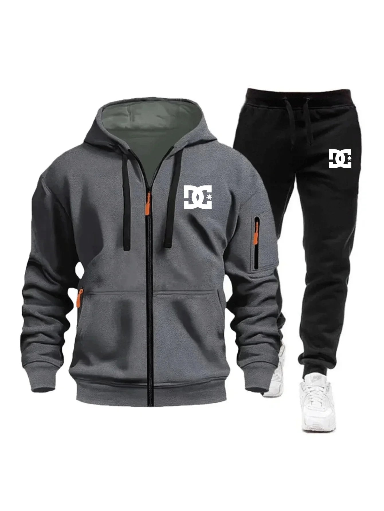 2026 Autumn Winter Men's Clothing Casual Sweatshirt Suit Sweatshirts for Men Daily Tricolor Hoodies Hot Sports Tracksuit Jogging