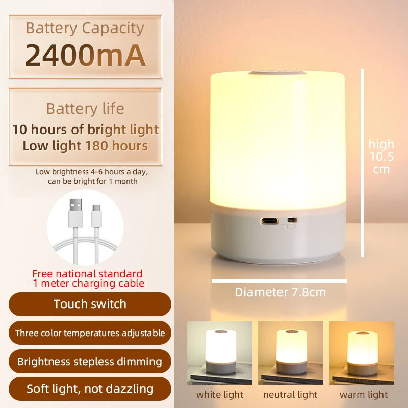 LED Motion Sensor Cabinet Light with USB Plug Dimmable Sensor Tube Light for   Bedroom Wardrobe 3Colors Night Lamp Decor
