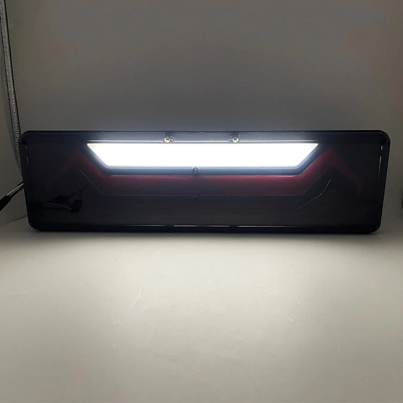 2PCS 24V Dynamic LED Truck Tail Light Turn Signal Rear Brake Lights Reverse Signal Lamp Trailer Lorry Bus Camper Caravan.