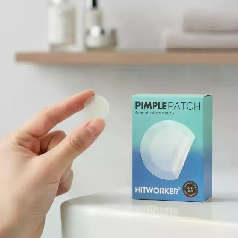 Hydrocolloid Acne Patches Alcohol Free Invisible 12/48Pcs Dual Use Pimple Patches for Acne & Post Acne Skin Care