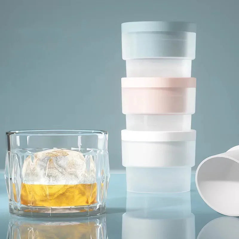 JUSTINLAU Ice Maker Food Grade Sphere Ice Mold Stackable Slow Melting DIY Ice Ball For Cocktail Whiskey Drink Home Bar Tools