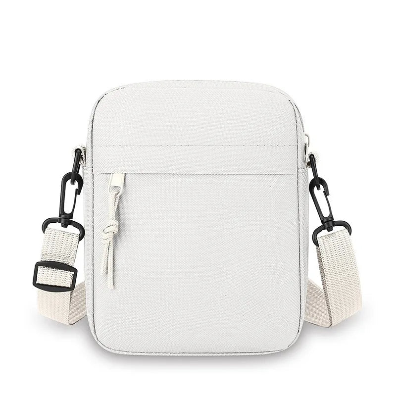 Men's and Women's Single-shoulder Bags Crossbody Bags Solid-colored Single-shoulder Small Bags Lightweight Mobile Phone Bags NEW