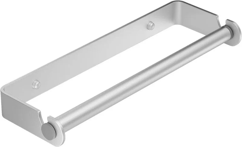 Kitchen  Paper Towel Holder  No-Drill Wall Mount Paper Towel Holders  Dishcloth Rack  Plastic Wrap and  Cloth Storage Hanging