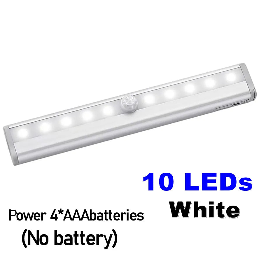 Motion Sensor Light Wireless LED Night Light Bedroom Night Lamp Room Decor Kitchen Closet Aisle Light Detector Cabinet Staircase