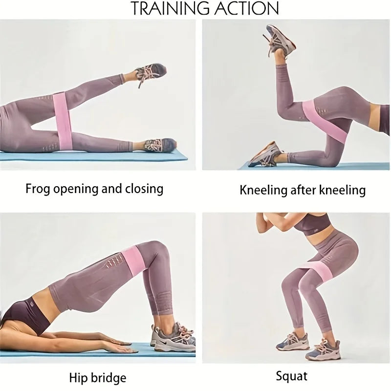 Resistance Bands for Working Out, Fabric Exercise Bands for Legs and Butt, Workout Bands for Women for Yoga Starter Set