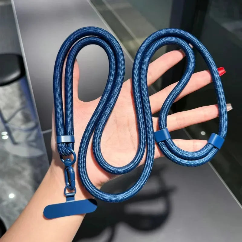 Adjustable Mobile Phone Strap Lanyard Crossbody Phone Lanyards Neck Rope with Patch for iPhone Cell Phone Hanging Cord Strap