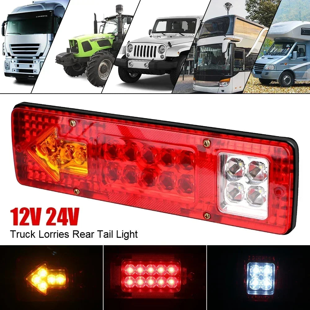 LED Truck Tail Light Bar for Truck Boat Trailer Pickup RV Camper UTV UTE Vans Turn Signal Brake Reverse Running Taillight