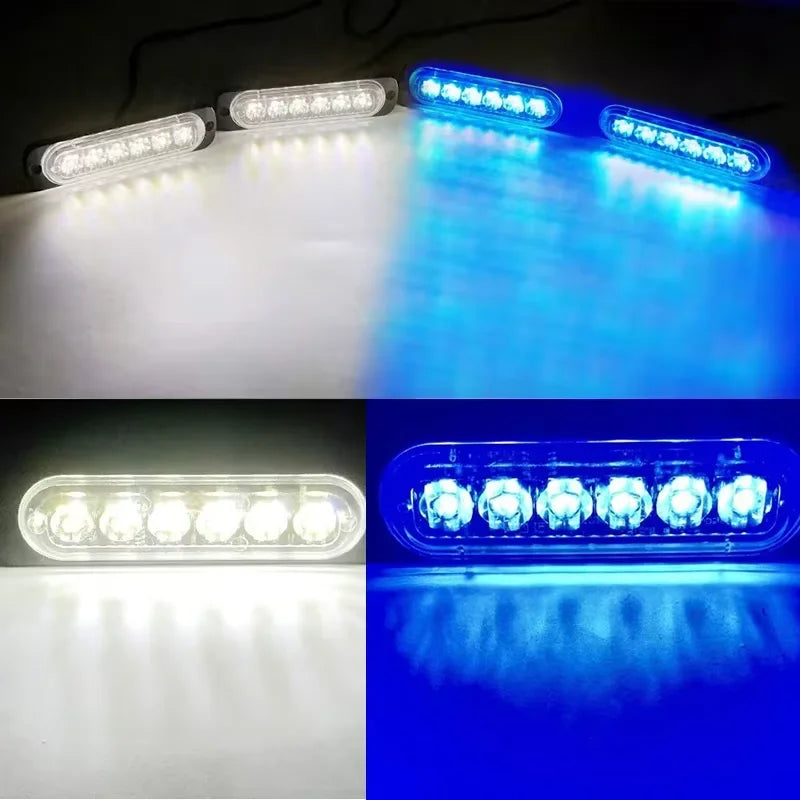 24 LED Strobe Light Wireless Car Emergency Flashing Light Car LED 12V Trailer Truck Strobos Police Warning Light Auto Diode Lamp