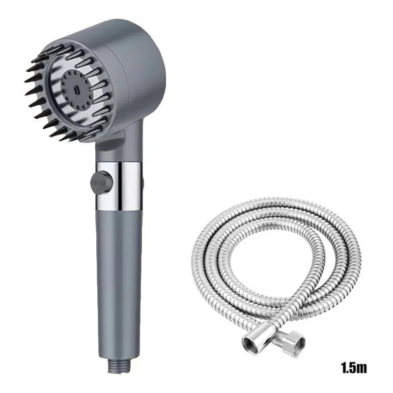 Shower Head Shower Filter with Four Modes Bathroom Accessories Head Massage Shower Accessories Shower Knobs Home Furnishings
