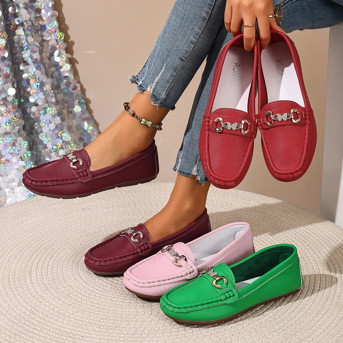 *Spring Autumn New Round Toe Comfortable Sports/Leisure Shoes Fashionable Hot Selling Sexy Flat Bottomed Work Shoes for Women