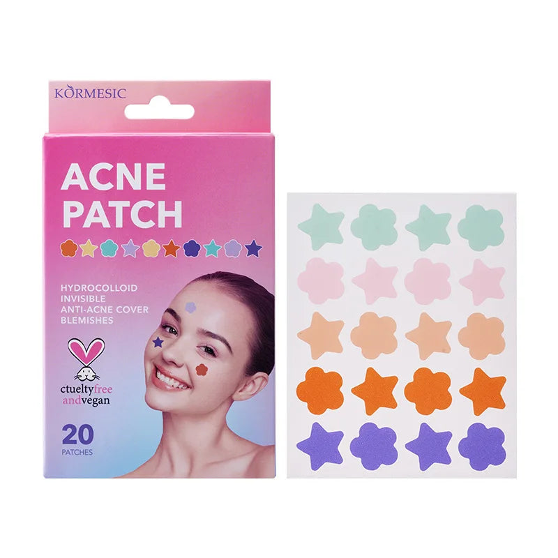 20/36pcs Acne Patches Hydrocolloid Invisible Pimple Patch for Face Fast Healing Spot Treatment Stickers for Overnight Makeup
