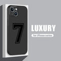 phone Cases for iphone 14 case 11 12 15 Pro XS Max 8 13 Mini X SE 7 16 Plus funda Antiscratch cover Basketball Numbers 10 7 30