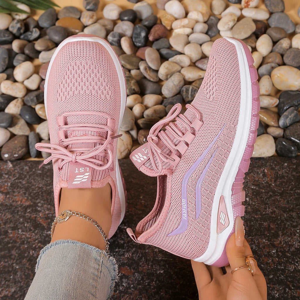 Women's Shoes, Casual Shoes for Ladies New Breathable Mesh Anti-Slip Soft-Soled Comfortable Sports Shoes