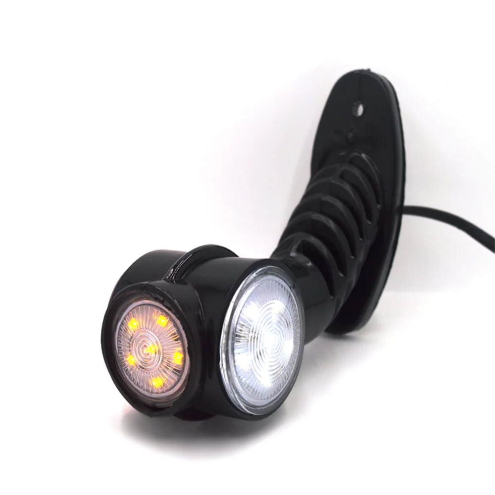 Waterproof 12V 24V Truck Trailer Lights LED Side Marker Position Lamp Lorry Tractor Clearance Lamps Parking Light 1 Pair