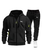 Men's Fleece Zip Tracksuit Co-ord Set