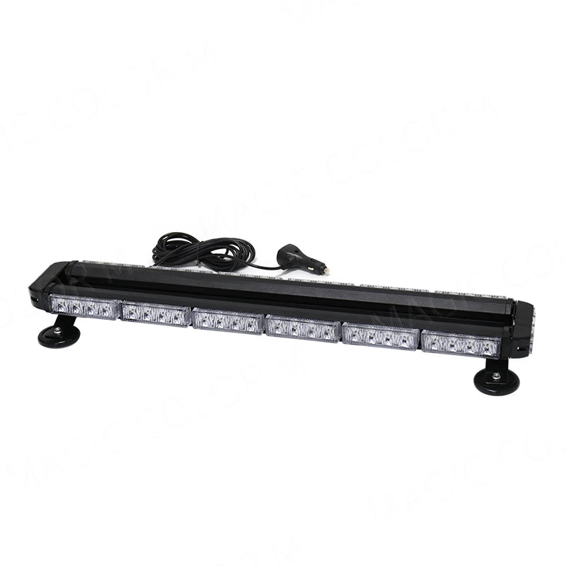 Car Strobe Emergency Warning Lights 54 Led Flashing Auto Truck Beacon Signal Lamp Flash Dash Windshield Magnetic Base 12V