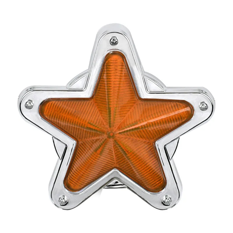 Truck 24V Side Light LED Star Width Light Bus Tail Light Trailer Signal Light Decorative Flashing Strobe Warning Light