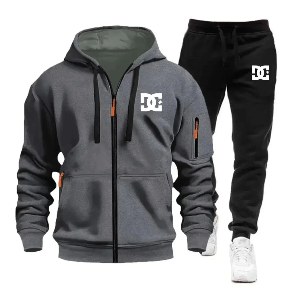 2026 Autumn Winter Men's Clothing Casual Sweatshirt Suit Sweatshirts for Men Daily Tricolor Hoodies Hot Sports Tracksuit Jogging