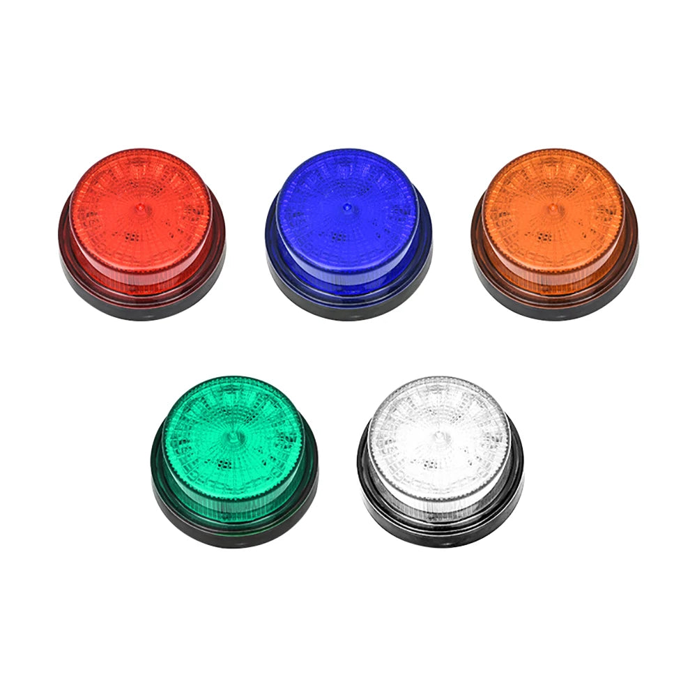1pcs 12V 24V Car LED Strobe Rotating Warning Light Flashing Emergency Light Van Truck Side Lights Indication Lights