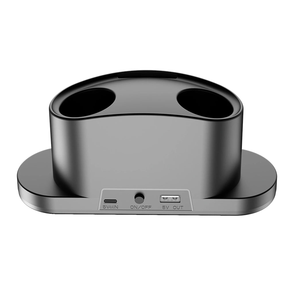 Wireless Magnetic Microphone Charging Station 2  for  Mics Portable Desktop Charging Stand Smart Energy Saving