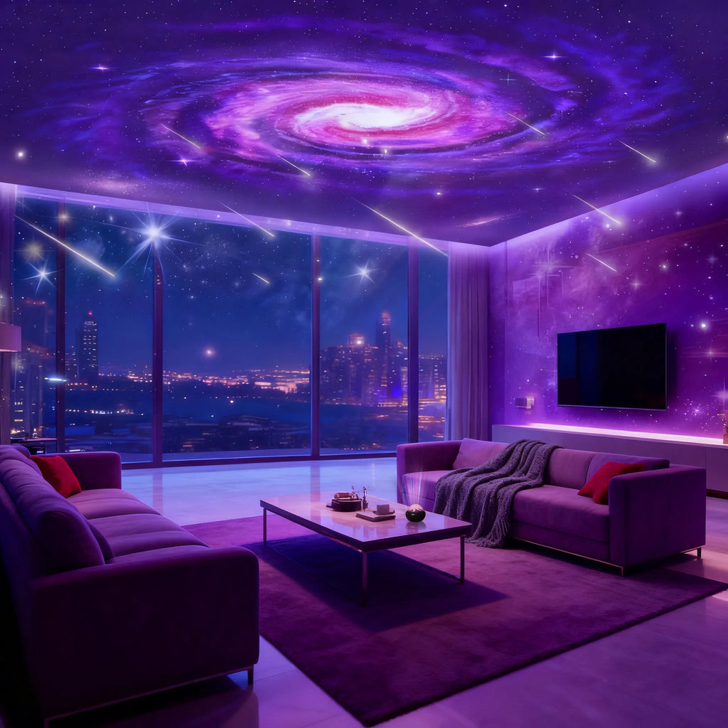 Galaxy Starry Sky LED Projector — USB Night Light for Bedroom & Party