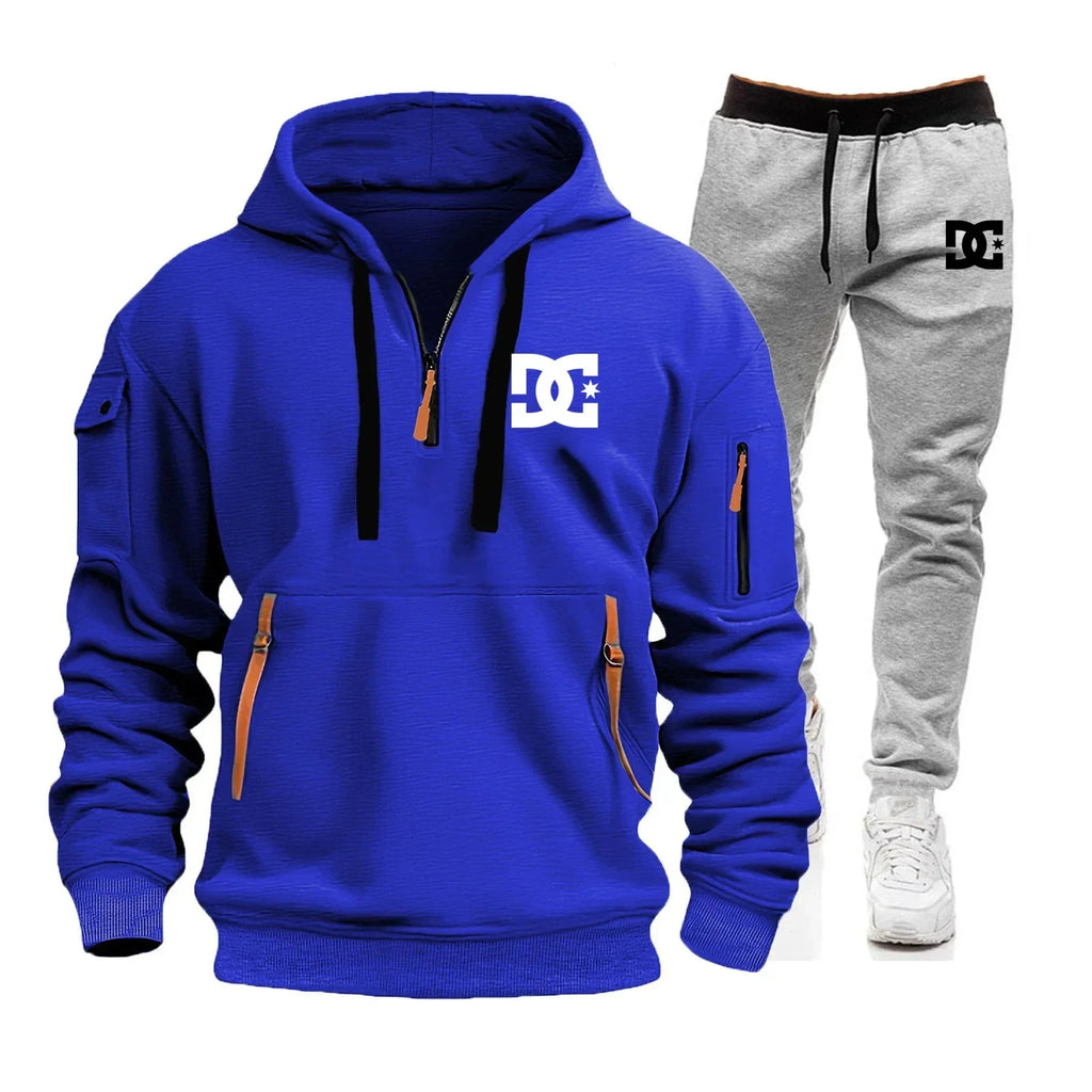 Men's Hoodie Sets for Autumn and Winter Featuring Casual Fashionable Comfortable and Personalized Jogging Suits and Sport Pan
