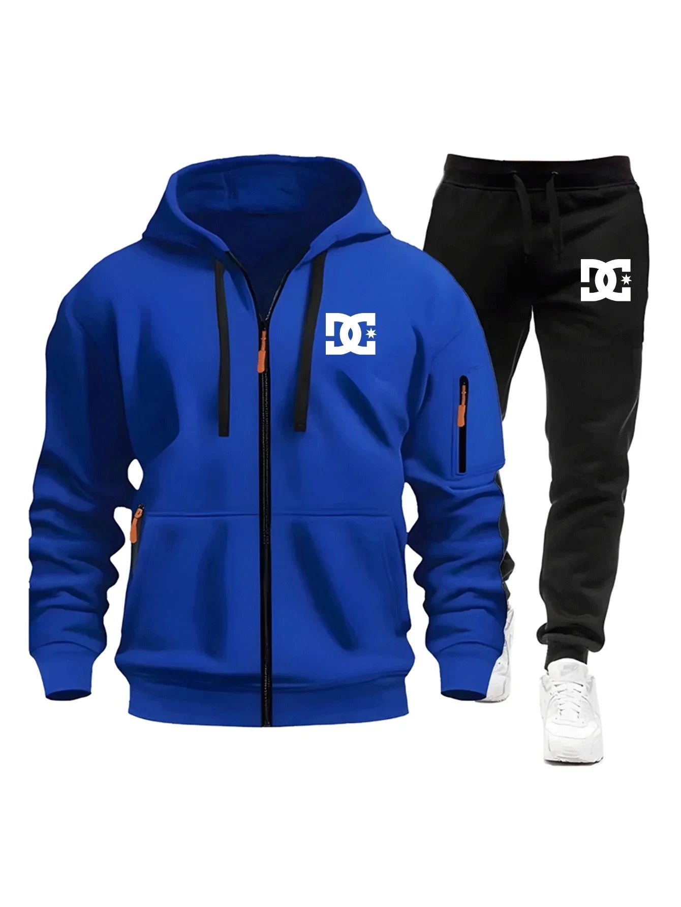 2026 Autumn Winter Men's Clothing Casual Sweatshirt Suit Sweatshirts for Men Daily Tricolor Hoodies Hot Sports Tracksuit Jogging